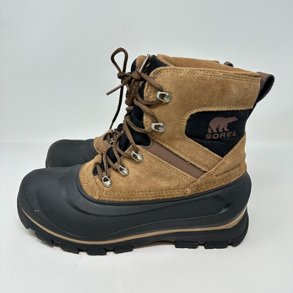 SOREL Men's Buxton Lace Waterproof Boot - Delta, Black - 7 - Picture 2 of 16